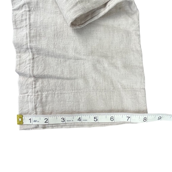 Naturals D&Co. Linen Blend Straight Leg Pants Summer Essential! Sz S - Picture 9 of 13